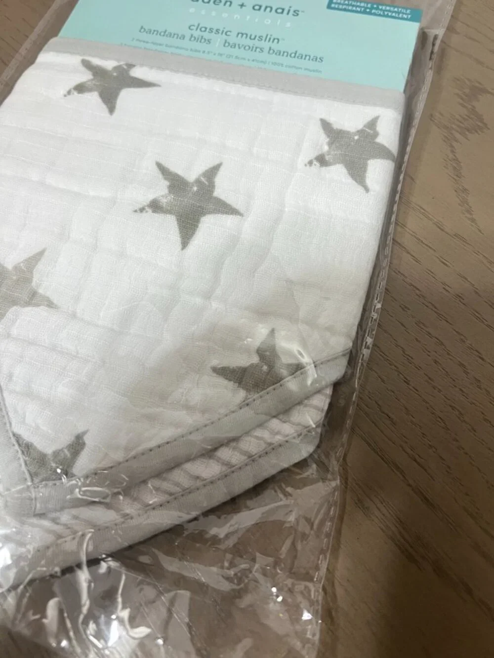 Aden + Anais Classic Muslin bandana bibs 2 Pack NEW